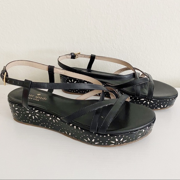 kate spade Shoes - Kate Spade | Tonie Leather Platform Sandals